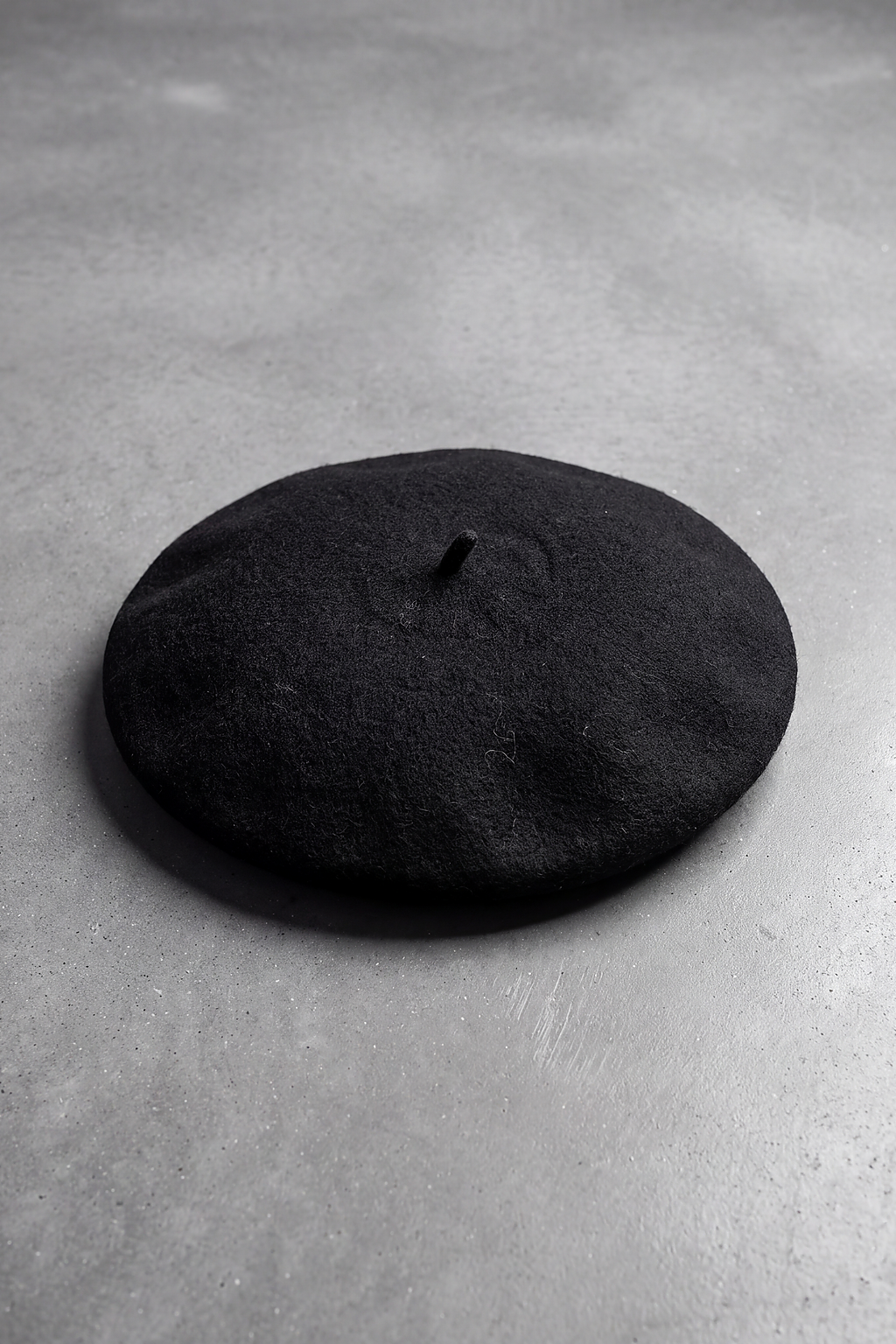Béret Basque Femme en Laine Chaude noir – Guéthary