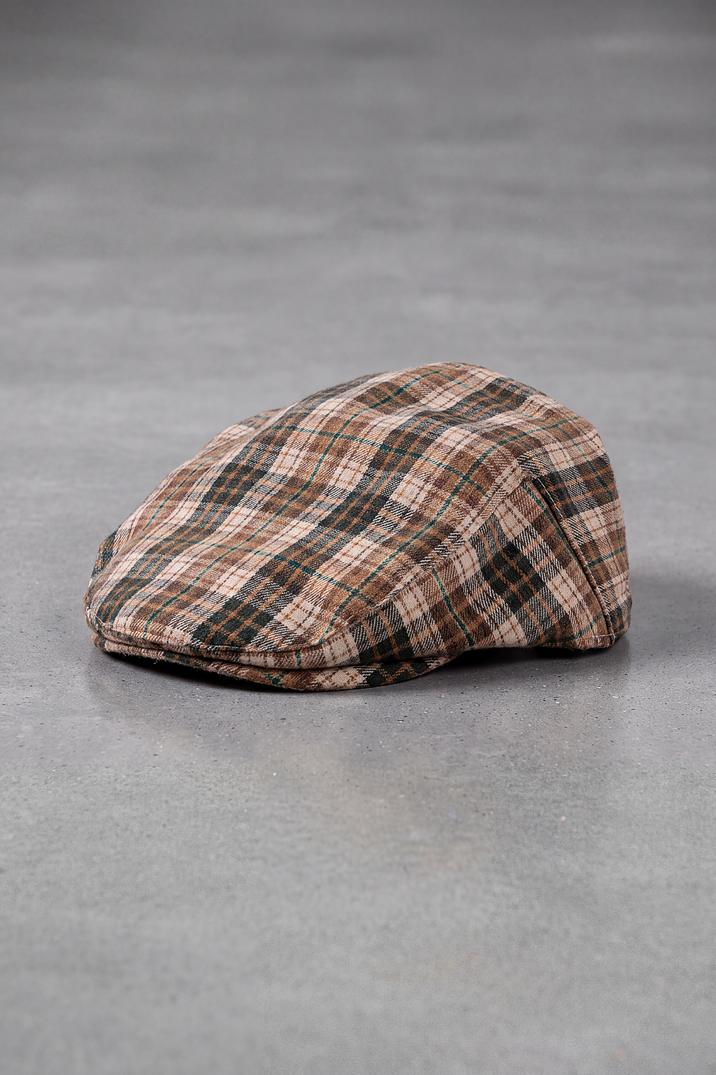 Casquette Plate Bébé Garçon Carreaux camel – Petit Mousse