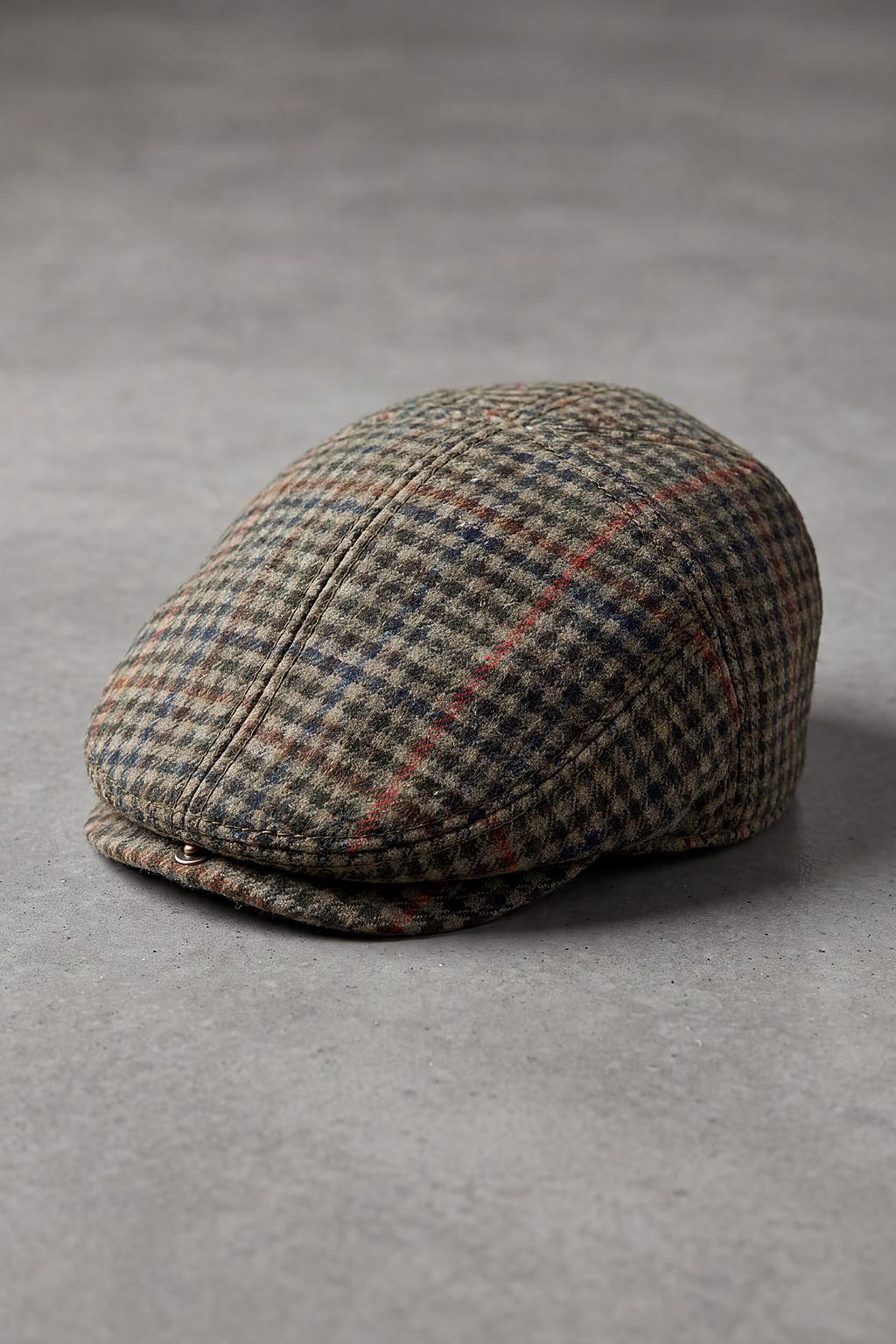 Casquette Plate Bébé Garçon Carreaux vert – Petit Mousse