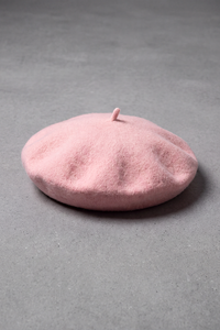 Béret Basque Mixte Grand Choix de Couleurs rose saumon – Espelette