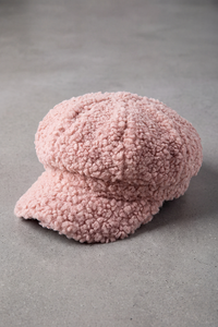 Casquette Gavroche Femme Polaire Chaude rose – Léonie