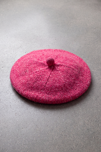 Béret Bébé Tricot Chaud Hiver rose rouge – Câlinou