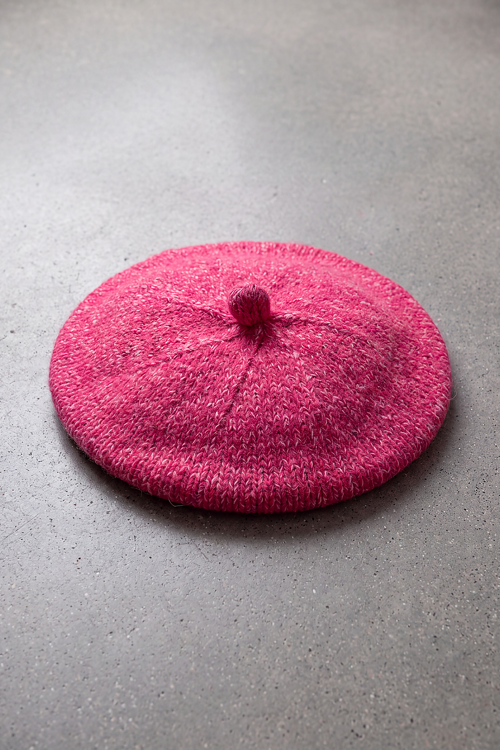 Béret Bébé Tricot Chaud Hiver rose rouge – Câlinou