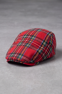 Béret Homme Tartan Écossais rouge – Bretagne
