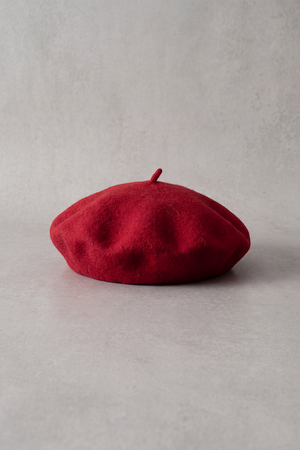 Béret Femme Laine Couleurs d'Automne bordeaux – Apolline
