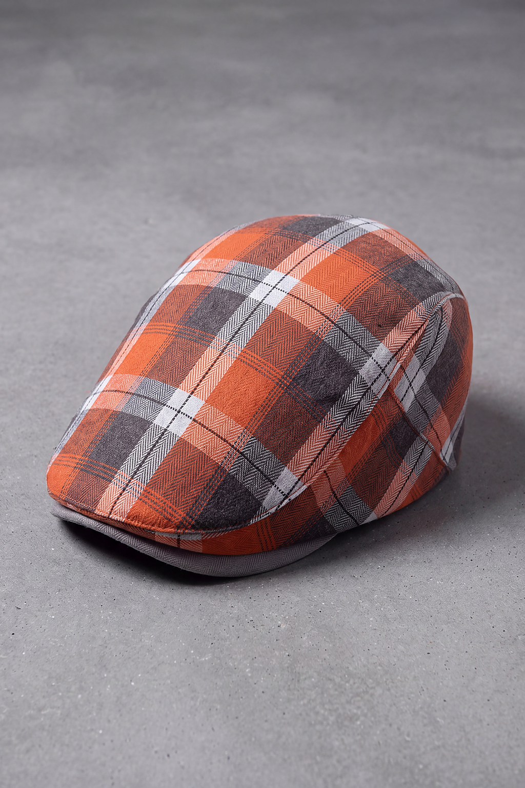 Béret Homme Tartan Automne rouge – Normandie