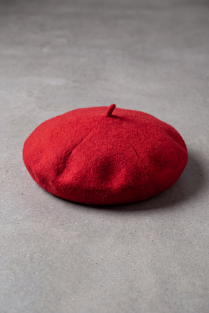Béret Femme Hiver Jaune ou Rouge rouge – Clémence