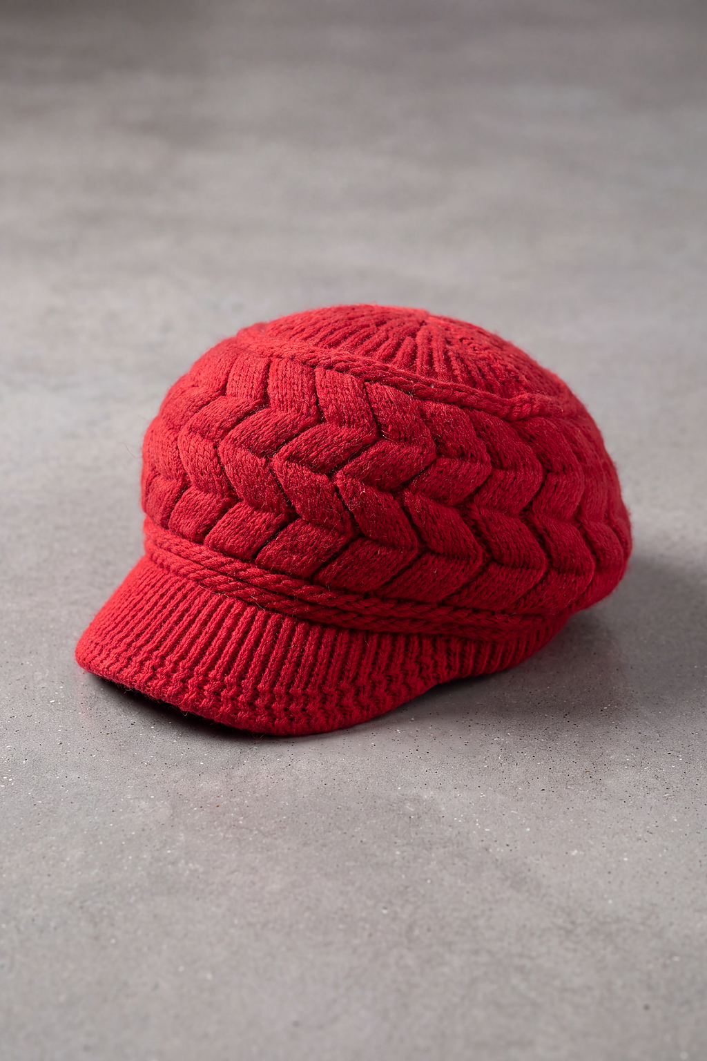 Béret Femme Polaire Très Chaud rouge – Anaïs