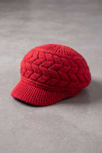 Béret Femme Polaire Très Chaud rouge – Anaïs