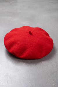 Béret Basque Femme Classique rouge – Itxassou