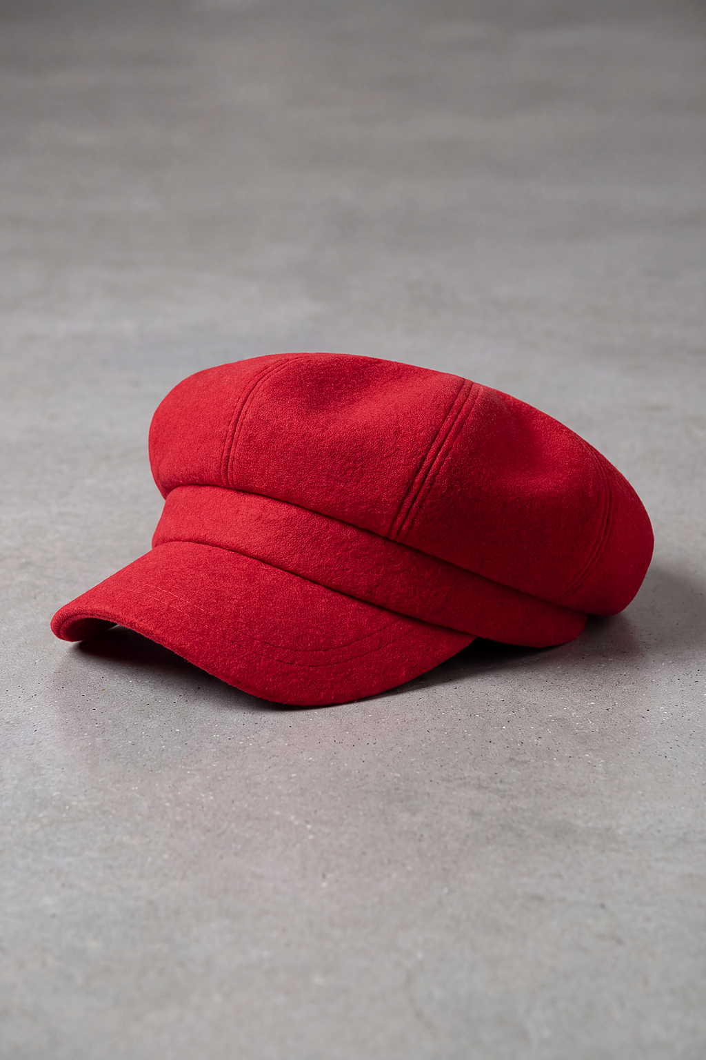Casquette Gavroche Femme Coton Coloré rouge – Lucie