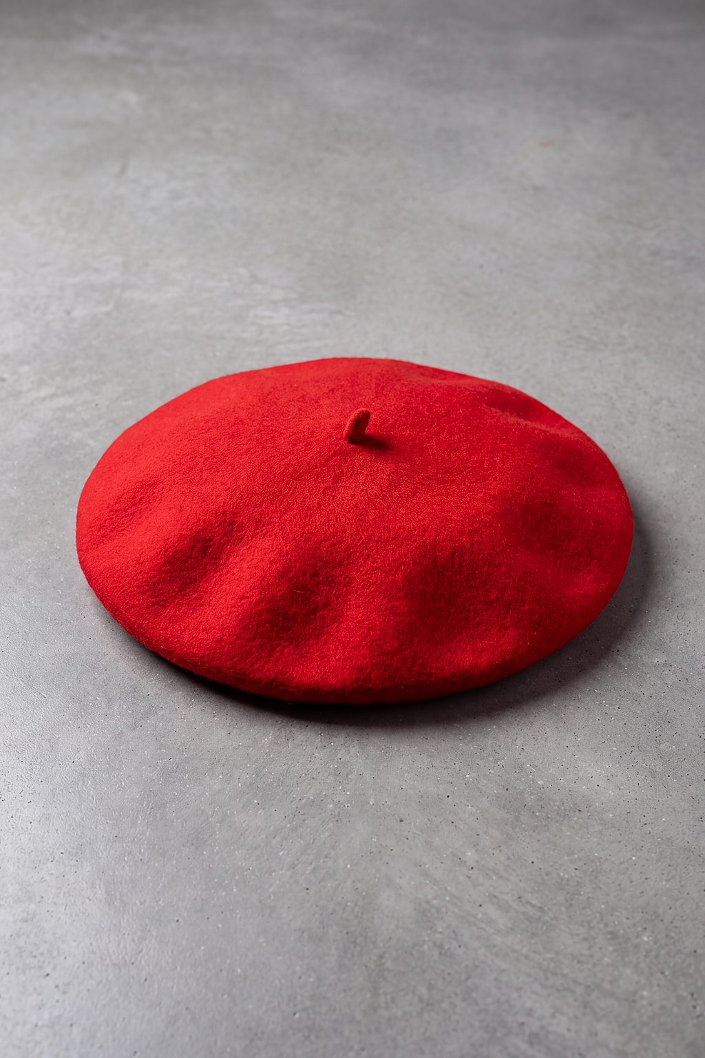 Béret Basque Femme en Laine Chaude rouge – Guéthary