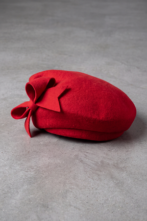 Béret Femme Classique Rouge Noir Blanc rouge – Amélie