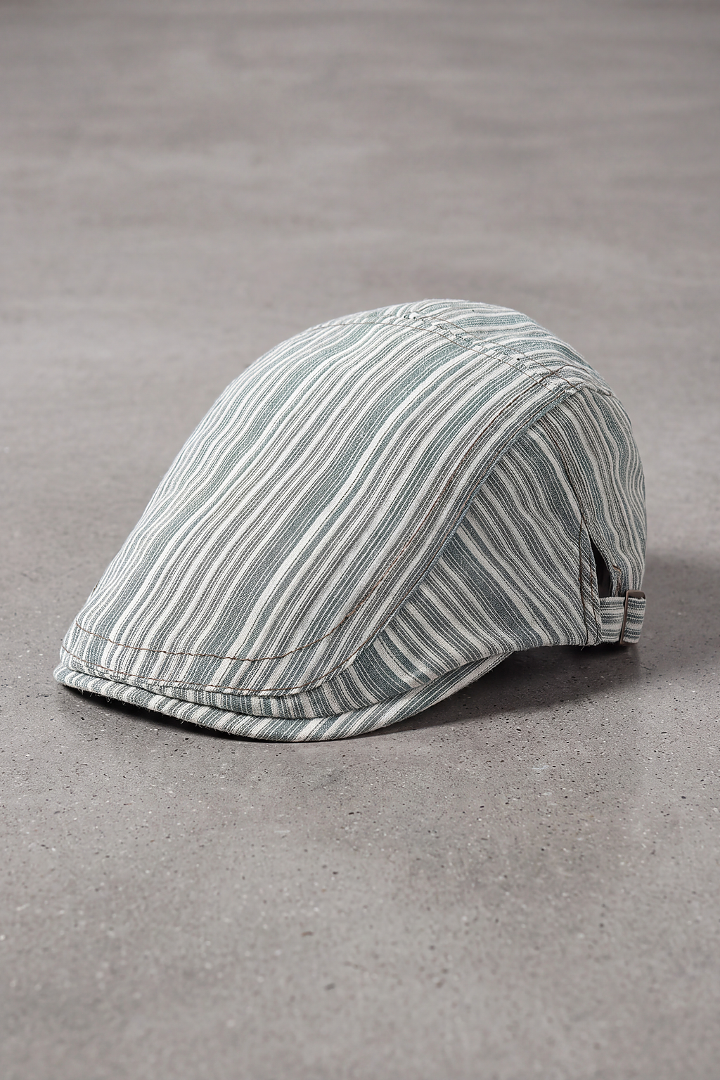 Béret Homme Coton Rayé Marin vert – Concarneau