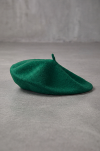 Béret Basque Mixte Grand Choix de Couleurs vert – Espelette
