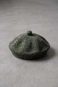Béret Bébé Tricot Chaud Hiver vert foncé – Câlinou
