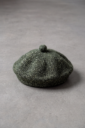 Béret Bébé Tricot Chaud Hiver vert foncé – Câlinou