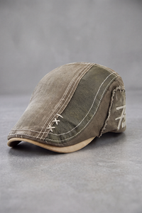 Béret Homme Coton Rétro Vert Armée vert armée – Dijon