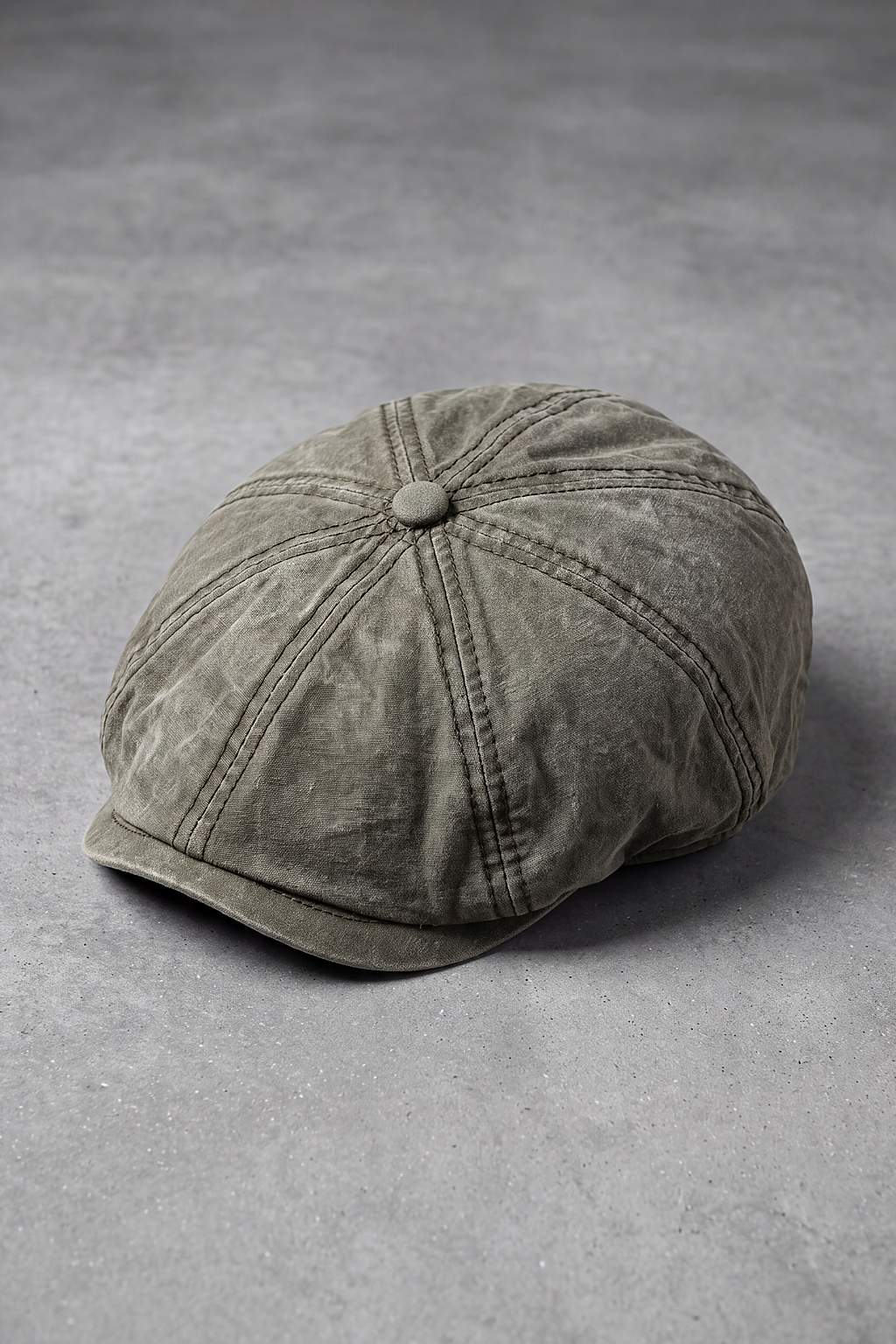 Béret Gavroche Jean Rétro vert militaire – Le Havre