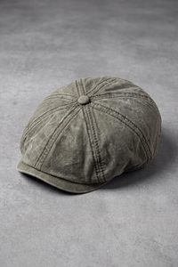Béret Gavroche Jean Rétro vert militaire – Le Havre