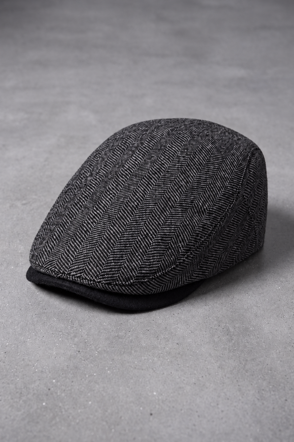 Casquette Plate Homme Look British gris – Deauville