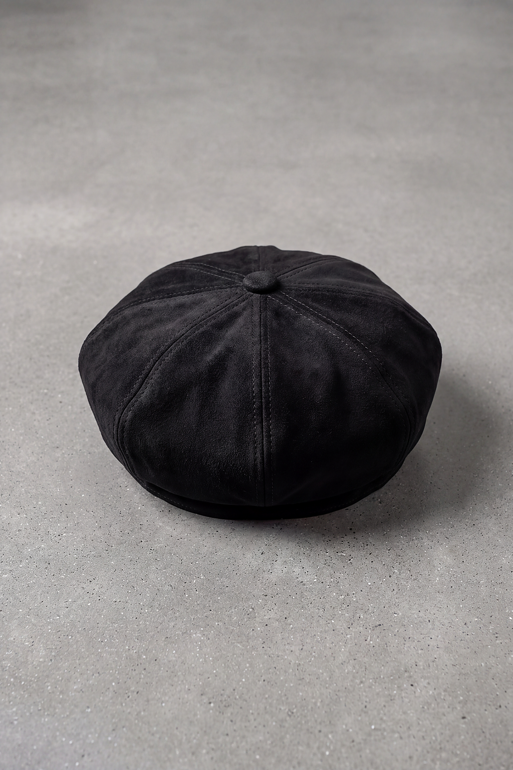 Béret Enfant Suédine Octogonal noir – Croquignol