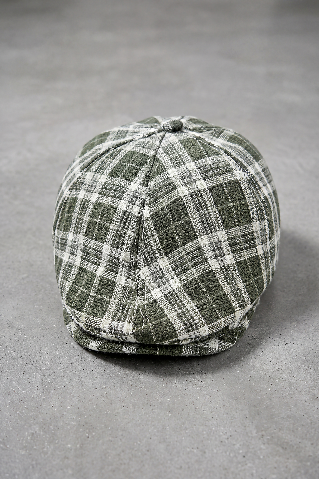 Casquette Gavroche Bambin Carreaux vert – Polisson