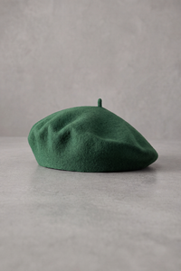 Béret Femme Laine Couleurs d'Automne vert emeraude – Apolline